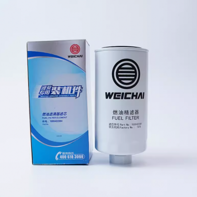 WD12 Fuel Filter 1000422384 Element Weichai Diesel Engine Construction Machinery Parts Manufactured Original Equipment