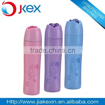 18 8 stainless steel Double walled vacuum water bottle for lady