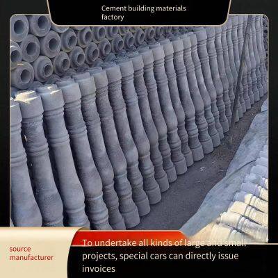 Балконные вазонные колонны из цемента, перила в стиле римских колонн для вилл и самостроек, предварительно изготовленные европейские художественные ограждения из бетона