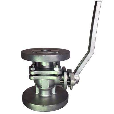 ANSI 150LB API600 Stainless Steel SS316 SS304 2pc Flanged End CF8m CF8 Ball Valve With Worm Gear L Port 3 Way Ball Valve photo-4