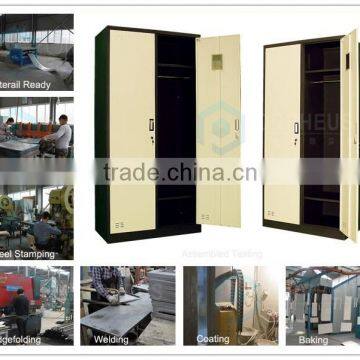 Godrej Steel Almirahs Deigns Detachable Metal Almirah Wardrobe 2 Mirror Doors Wardrobe Closet