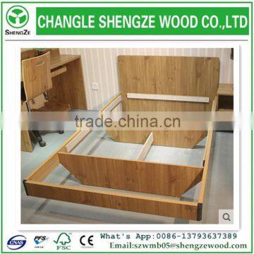 hot sale latest wooden single bed designs