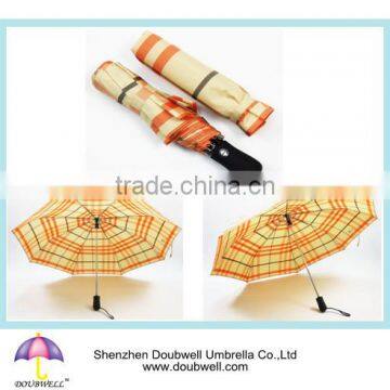 automatic checked umbrella