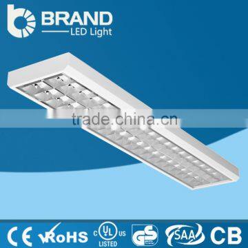 High Lumen 2x18W T8 Recessed Grille Lamp