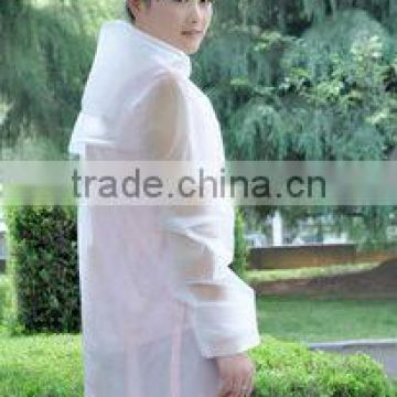 Transparent Unisex raincoat for Promotion