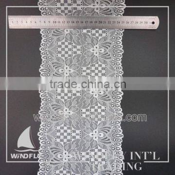 Modern Style Free Samples Heavy African Voile Lace Trim