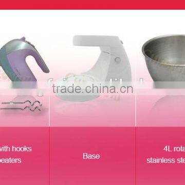250W 4 L Plastic Roating Bowl Dough Mixer photo-3