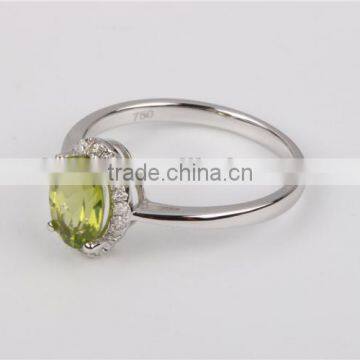 Sartificial Stone Designs Sterling Ring Panyu Factory Process Jewelry photo-4