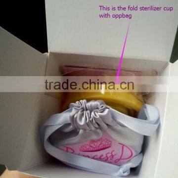 2016 Latest Chinese High Quality Menstrual Cup With Fold Sterilizer Cup photo-4