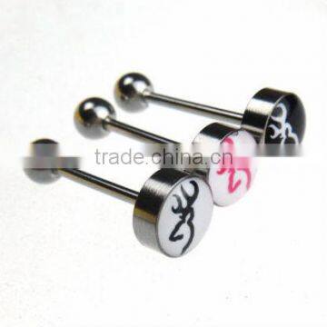 Beautiful pattern labret stud piercings jewelry