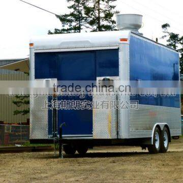 Blue Biaxial Food Truck for Sale Mobile Food Truck for Sale Mobile Food Trailer Cart By China's Largest Factory Produce photo-6