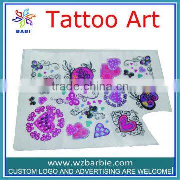 fashion women temporary tattoo sticker