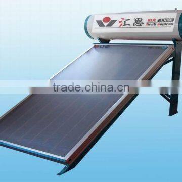 flat plate pressurized solar water heater with flat panel solar collector