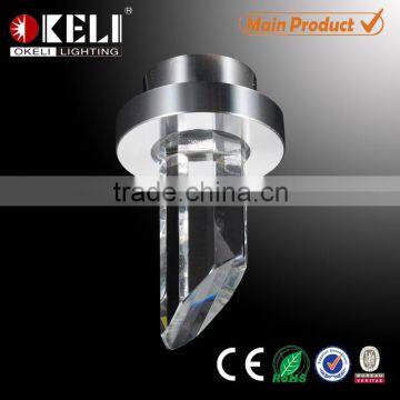 Mini crystal ceiling aisle lights