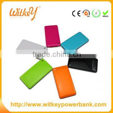 Colorful Ultra Thin Small USB Charger Mobile Phone Power Bank photo-3