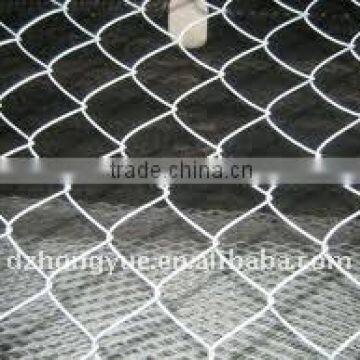 electro galvanized coated chain link fence