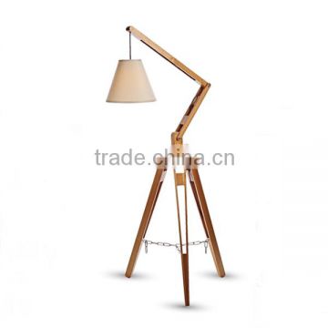 Creative design floor lamp modern wooden floor lamp