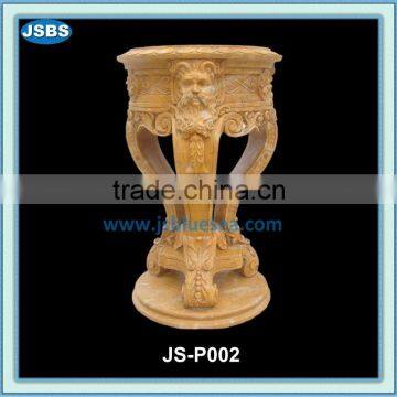 design cheap outdoor decoration stone flower pot