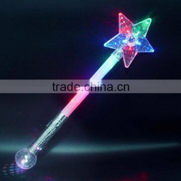 hot sell plastic toy star wand flashing led wand for party & events