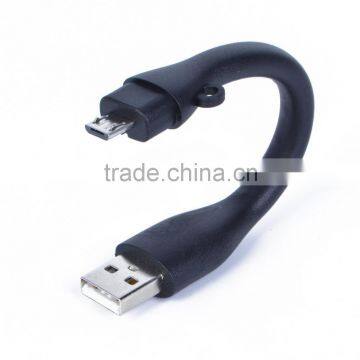 Wholesale micro usb cable/new arrival short bendy micro usb cable for samsung
