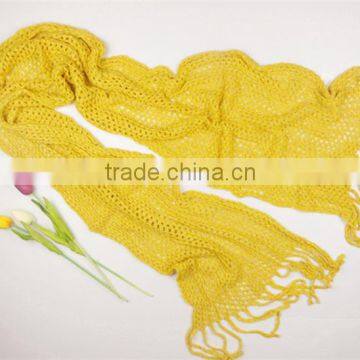 Latest Design Colorful Shred Knitting Scarf for Girls photo-3