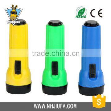 JF Promotional Hot Plastic LED Flashlight with 3 led,small plastic flashlight,Portable Plastic Flashlight 3 Led Torch