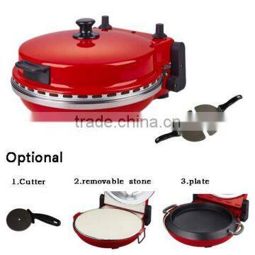 Hiking New QL31 Countertop Crispy Crust Electric Pizza Maker Oven with Rotating Stone Tray