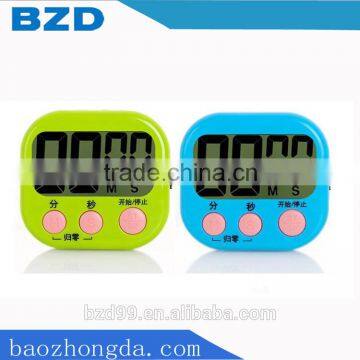 Smart Large LCD Display Mini Electronic Countdown Timer Switch Count Up and Count Down Timer with Switch/Pothook/Holder/Magnet