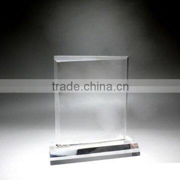 Customized acrylic imitation crystal square trophy