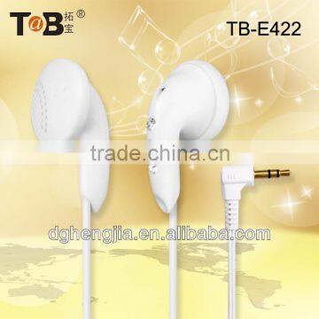 2015 new cell phone/laptop/Tablet PC China manufacturer in Dongguan free samples white diamond in-ear earphones earbuds