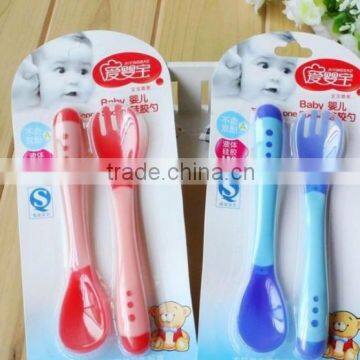 C081 Silicone Part Special Color Changing Baby Spoon photo-6