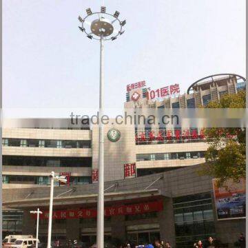 30m Q235 Hot Dip Galvanized High Mast Flood Light Pole/tower With Auto Lifting System photo-3