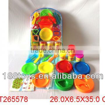 Kid education colorful mud toys