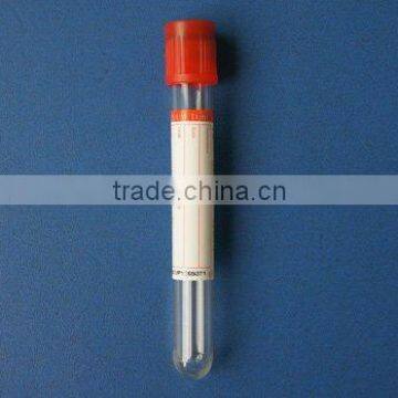 Disposible vacuum blood collection red plain tube 3ml(no additive)