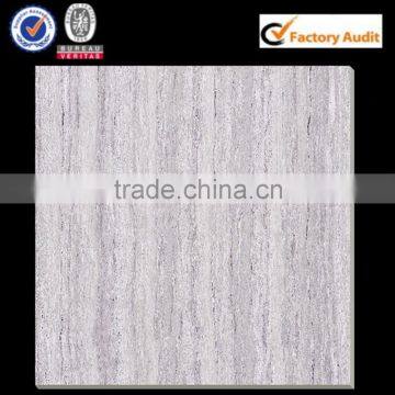 Grey color polished marble look porcelain tile