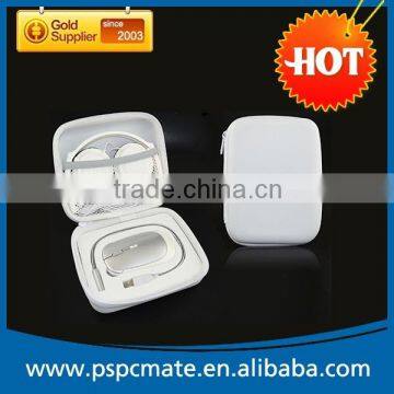 Travel case with headphone/USB LED light/headphone