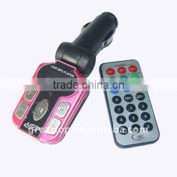 Car mp3 FM Transmitter with high transfer speed