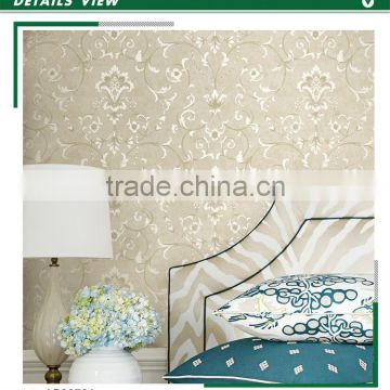 remnants printed non woven wallpaper,restaurant interior decoration design , creative wall sticker contractor