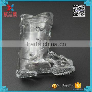 Strange boots glass bottles home decoration