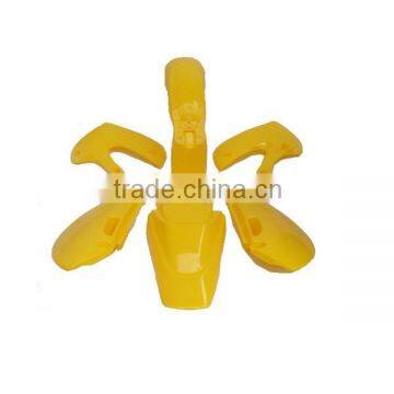 China Yellow pit bike motorcyclefairing klx 110 plastic orange