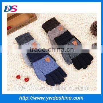 wholesale winter warm knit gloves mens ST150