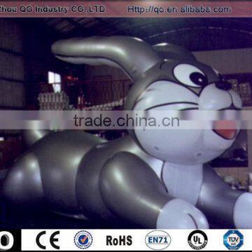 Good quality large cute rabbit inflatable cartoon model for sale