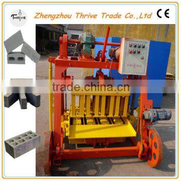 Chinese machine hollow block making machine,small scale block making machine