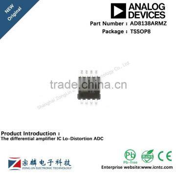 Genuine original AD8138ARMZ TSSOP8 TSSOP8 AD8138 Differential amplifier