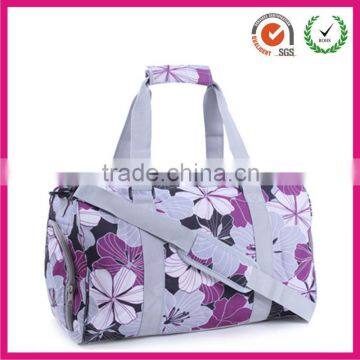 Summer fashion flower gym luggage hand bags