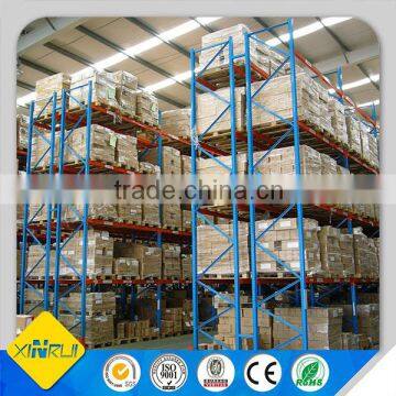 Heavy duty warehouse pallet racking system