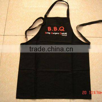 Cheap BBQ Apron &cotton Apron for Kitchen and Promotion Black Bib Apron With Printing -59 photo-5