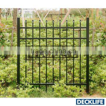 Aluminum gate, main gate,decorative garden gate G100HSR-72H-60W