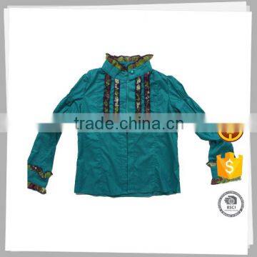 Wholesale Clothing Best Selling Fitness Casual Baby Girl Blouse Design