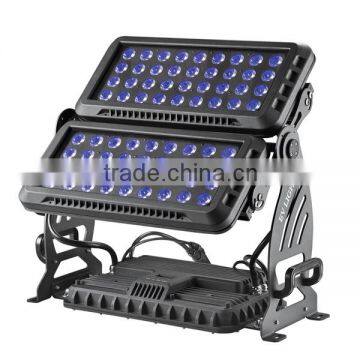 IP65 city color light 72pcsx10w rgbw quad led wall washer